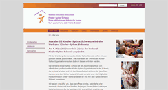 Desktop Screenshot of kinder-spitex.ch